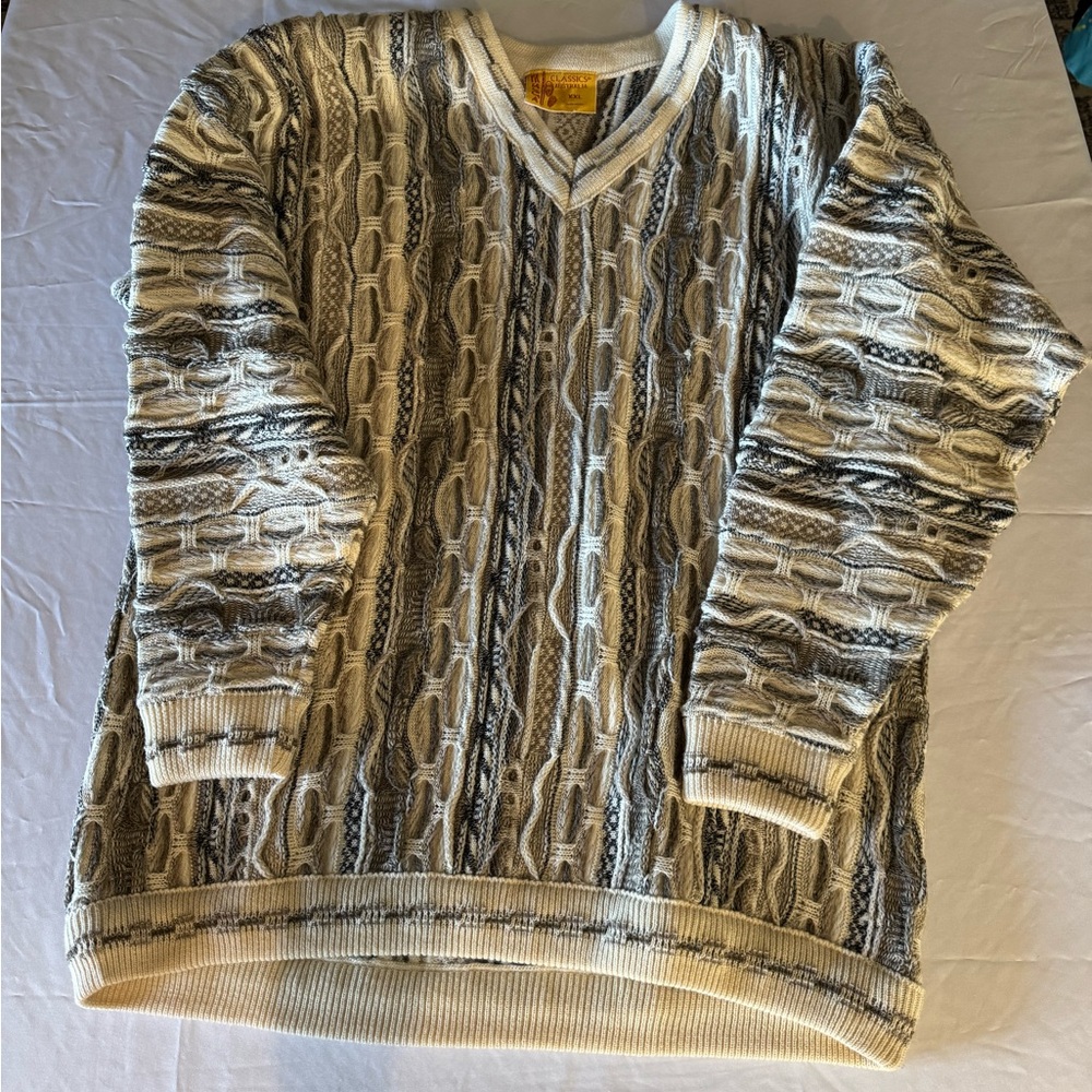 Coogi Inspired Mulga Classics Sweater 100% pure wool xxl! Great condition